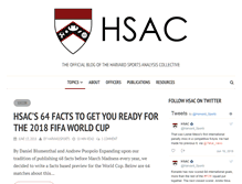 Tablet Screenshot of harvardsportsanalysis.org